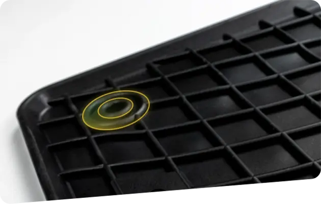 Helppo puhdistaa ja asentaa