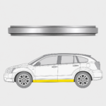 Helmapellin sisäosa oikea/vasen Dodge Caliber Hatchback 2006 -