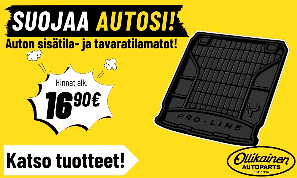 Auton matot ja tavaratilamatot