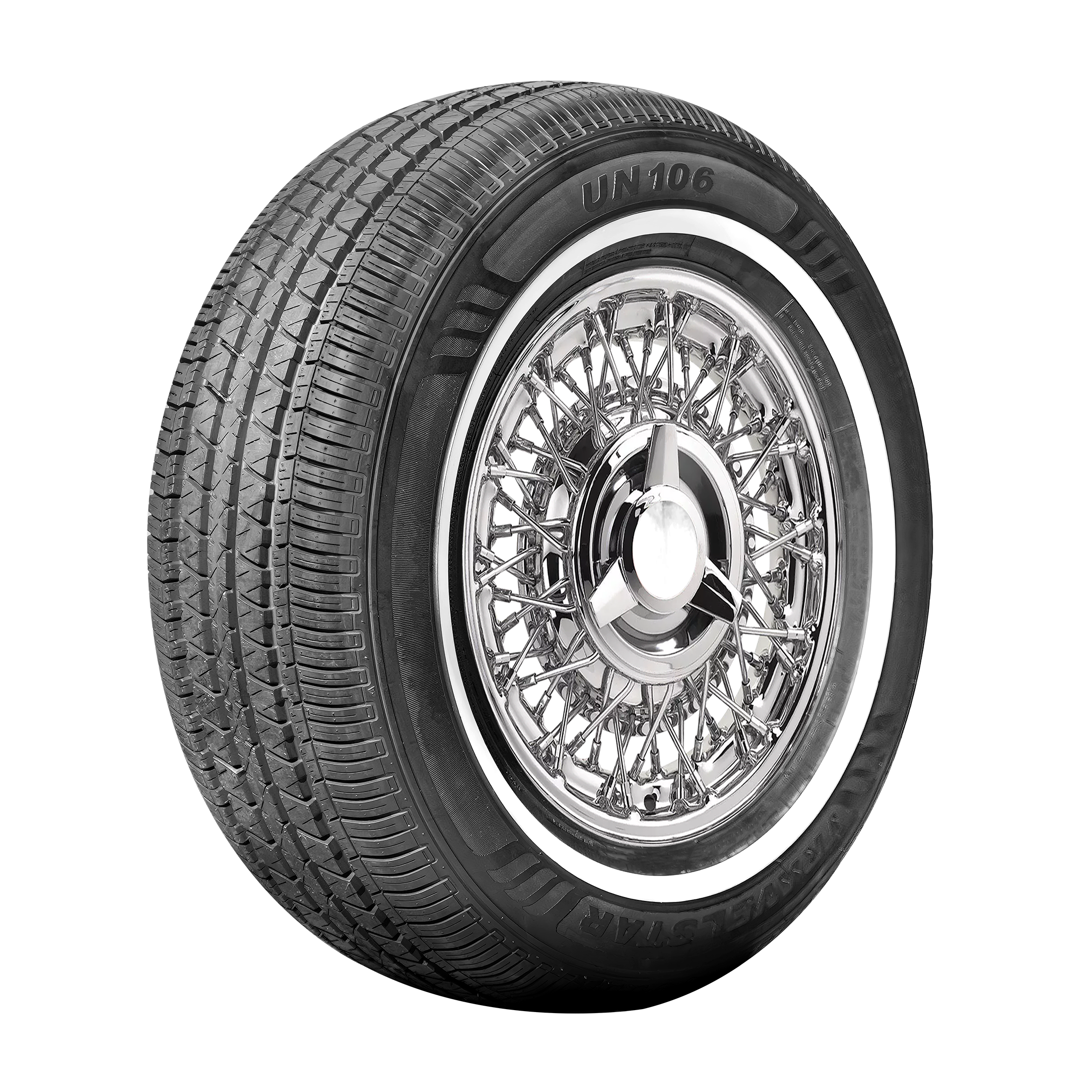 190520266a0bc8f7c000d.png Travelstar Classic Radial UN106 Valkosivu 18 mm 205/75-15 - Image 1