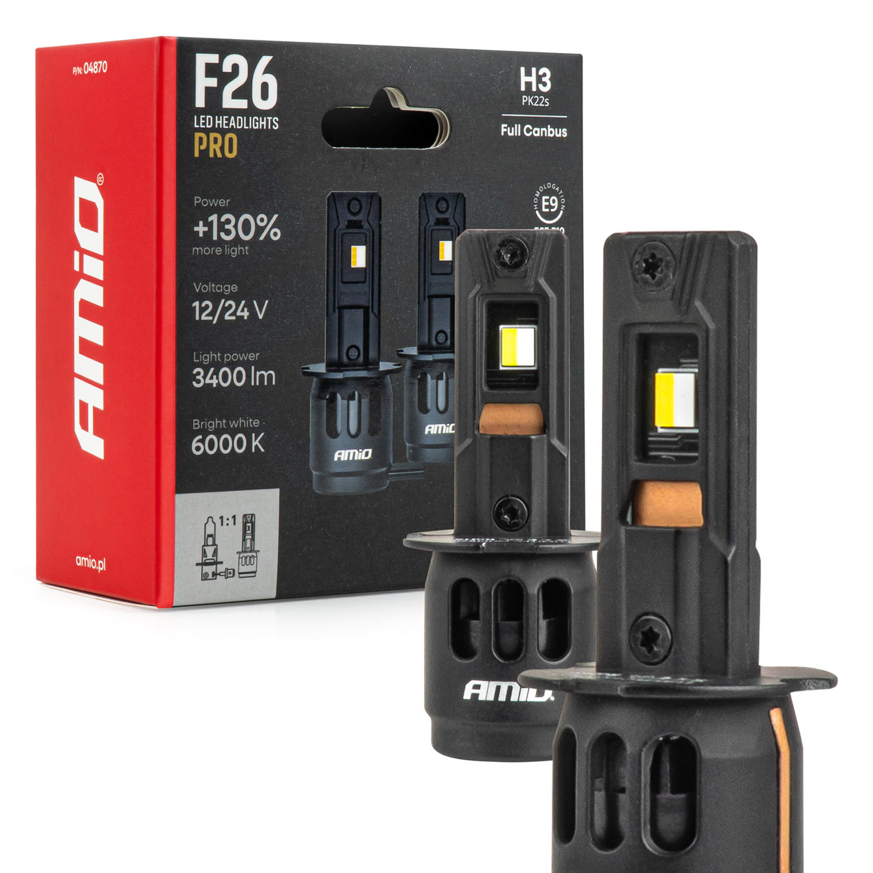 LED-ajovalot Sarja F26 PRO LumiTec LIMITED +130% DUO FULL CANBUS H3 12V 24V LED-ajovalot Sarja F26 PRO LumiTec LIMITED +130% DUO FULL CANBUS H3 12V 24V
