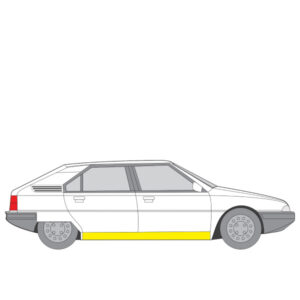 Helmapelti oikea Citroën BX 1982–1992