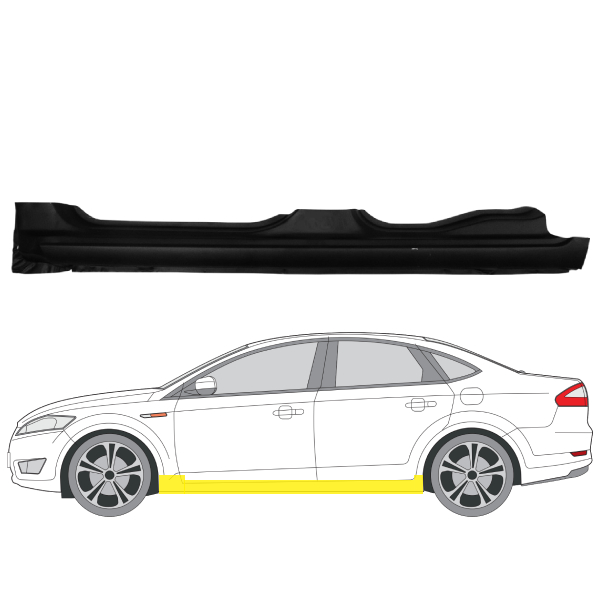 321941 Helmapelti vasen Ford MONDEO IV Sedan (BA7) 2007–2015