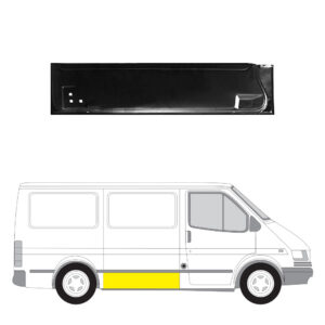 Liukuoven sisäosan/pohjan korjauspelti oikea Ford TRANSIT Bussi (72E, 73E) 1986–2000