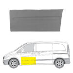 Etuoven ulompi alaosan korjauspelti vasen Mercedes-Benz VITO Bussi (W639) 2003–2014