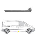 Helmapelti liukuoven alle oikea Mercedes-Benz VITO Bussi (W639) 2003–2014