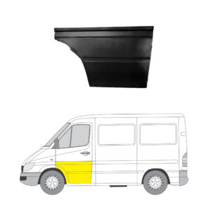 Etuoven ulompi alaosan korjauspelti vasen Mercedes-Benz SPRINTER 2-t Umpikori (B901, B902) 1995–2006