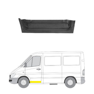 Etuoven sisäosan/pohjan korjauspelti vasen Mercedes-Benz SPRINTER 2-t Umpikori (B901, B902) 1995–2006