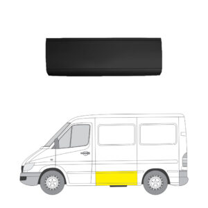 Sivupaneelin korjauspelti vasen Mercedes-Benz Sprinter 1995–2006