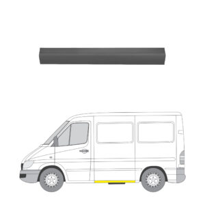 Sivupaneelin korjauspelti vasen Mercedes-Benz Sprinter 1995–2006
