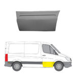 Etuoven alaosan korjauspelti oikea Mercedes-Benz SPRINTER 3-t Bussi (B906) 2006–2018