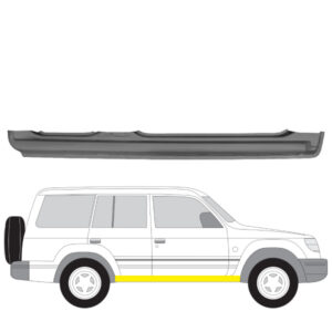 Helmapelti oikea Mitsubishi Pajero II 1991–1999