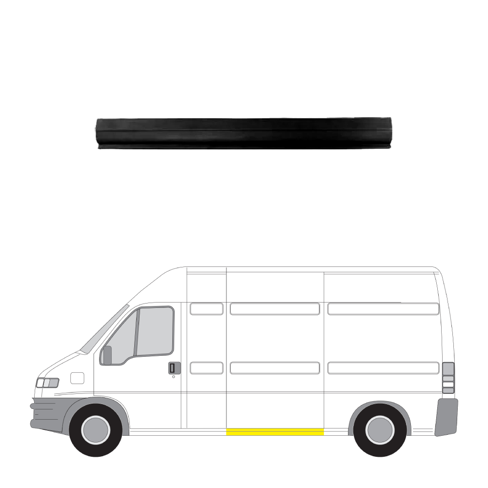 5702839K Sivupaneelin korjauspelti vasen Fiat DUCATO Bussi (244_) 2002–2006