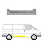 Liukuoven sisäosan korjauspelti oikea Volkswagen Transporter T4 1990–2003