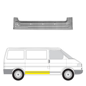 Liukuoven sisäosan korjauspelti oikea Volkswagen Transporter T4 1990–2003