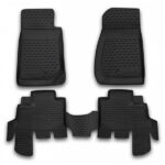 Sisätilamattosarja Jeep Wrangler III (JK) 2006-2025 (4 ovisiin)