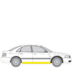Helmapelti oikea Audi A4 B5 Sedan (8D2) 1994–2001