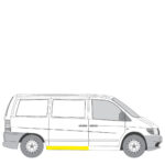 Helmapelti liukuoven alle oikea Mercedes-Benz VITO Bussi (W638) 1996–2003
