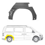 Takalokasuojan kaari oikea Mercedes-Benz VITO Bussi (W638) 1996–2003