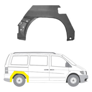 Takalokasuojan kaari oikea Mercedes-Benz VITO Bussi (W638) 1996–2003