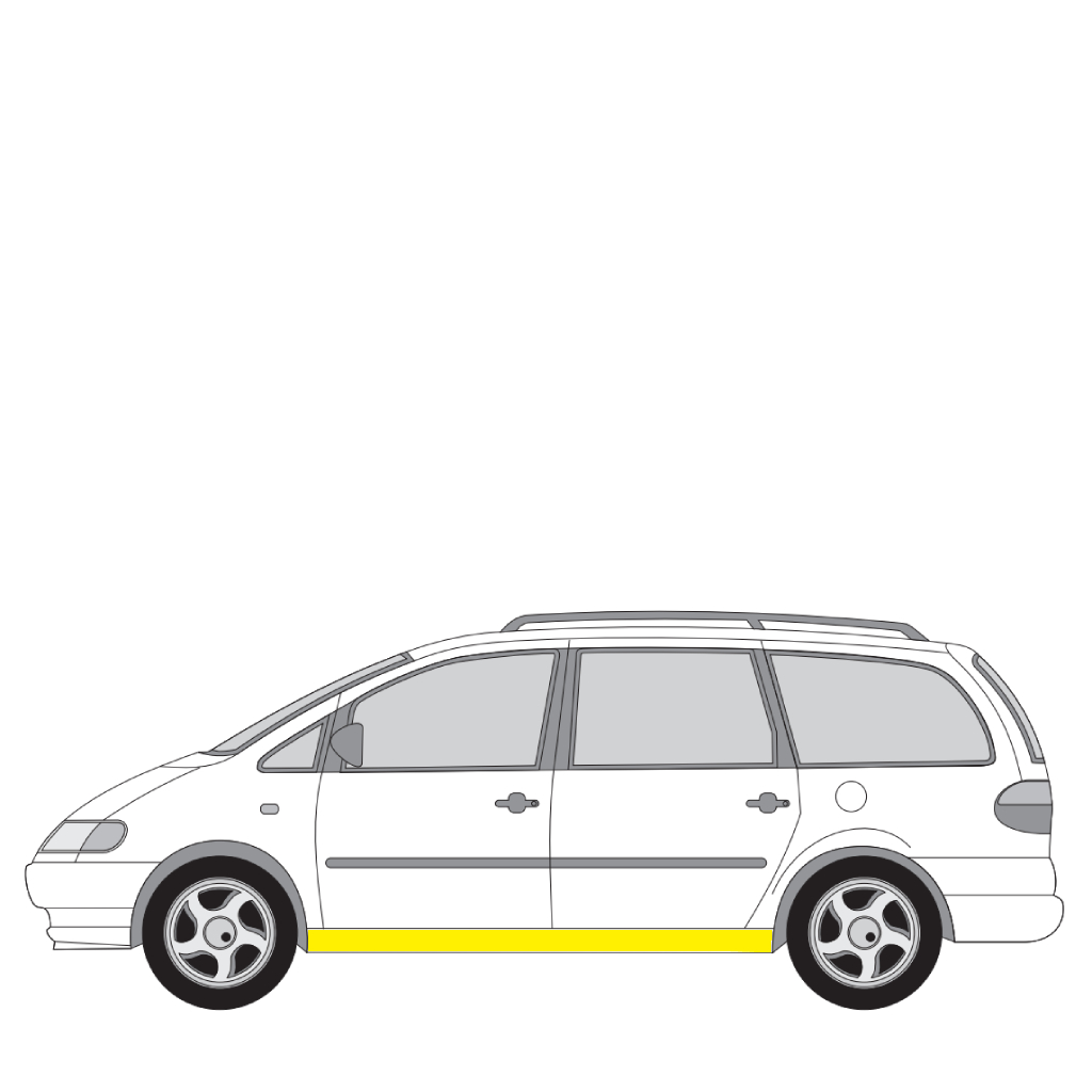 P44423-1 Helmapelti vasen Volkswagen SHARAN (7M8, 7M9, 7M6) 1995–2010