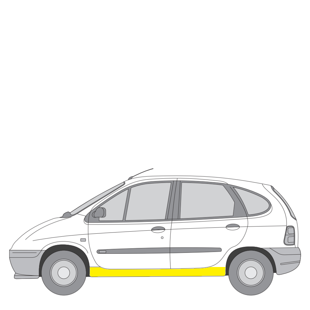 P67723-1 Helmapelti vasen Renault MEGANE I (BA0/1_) 1995–1999