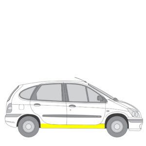 Helmapelti oikea Renault MEGANE I (BA0/1_) 1995–1999