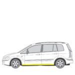 Helmapelti vasen Mazda PREMACY (CP) 1999–2005