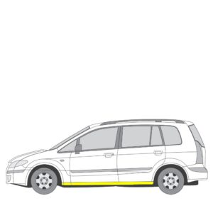 Helmapelti vasen Mazda PREMACY (CP) 1999–2005