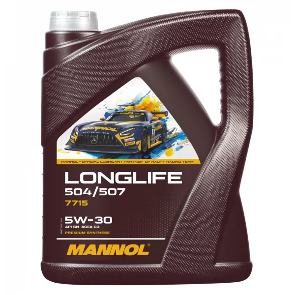 Mannol Moottoriöljy Longlife 504/507 5W-30 5L