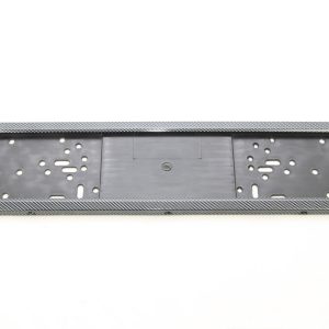 Stainless steel license plate frame CARBON LPF 002