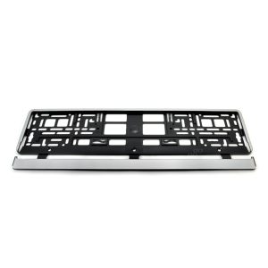 License Plate Frame - silver