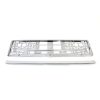 License Plate Frame - Silver metalic