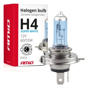 Halogen bulb H4 12V 60/55W UV filter (E8) Super White