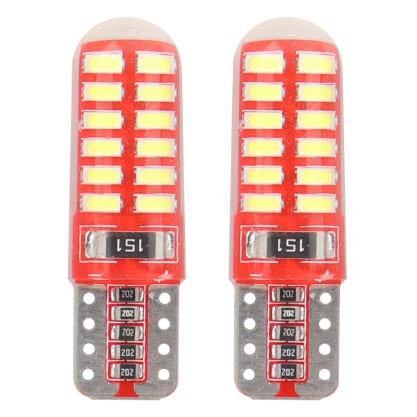 LED CANBUS 24SMD 3014 T10e (W5W) SILCA White 12V