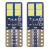 LED CANBUS 8SMD 2835 T10e (W5W)  White 12V/24V