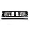 License Plate Frame - Black metalic