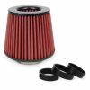 Car Air Conical Filter red/carbon