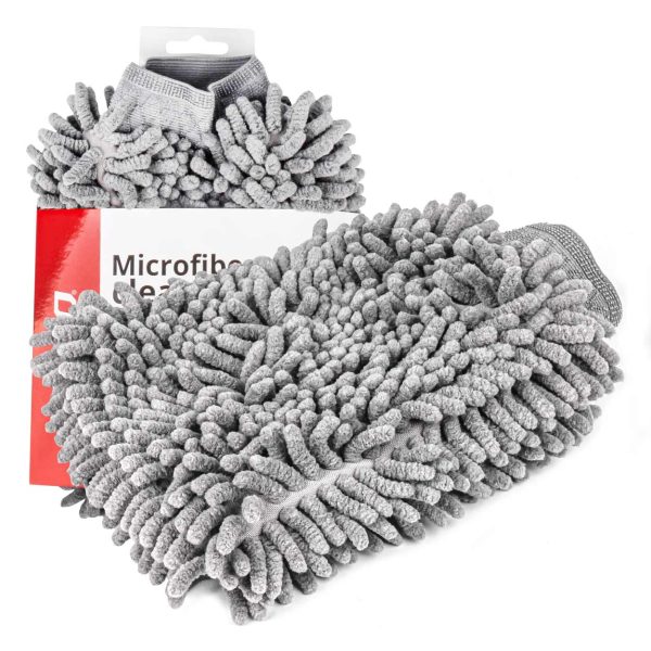 Microfiber cleaning gloves Cwash-09