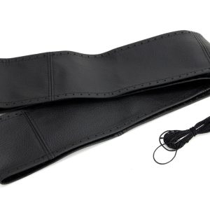 Steering wheel cover Natural Leather LACED 43-45/92 mm