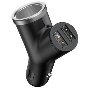 Car charger BASEUS Y Type 2xUSB 3