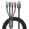 USB Baseus Fast cable 4in1 Lightning / micro 3