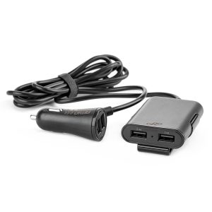 Phone charger front-rear with extension cord 4 USB