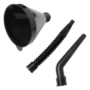 Funnel fuel straight 3-parts black