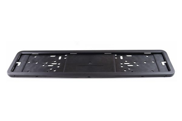 Steel license plate frame Black Matt LPF 003 AMIO-02067