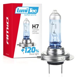 Halogen bulb H7 12V 55W LumiTec Super White +120%