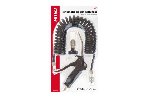 Pneumatic air gun with hose and terminals 13ATM