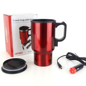 DC Car kettle/mug 450ml red color 12V