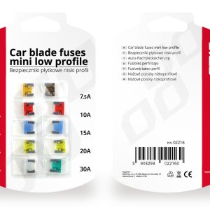 Car blade fuses mini low profile 10 pcs