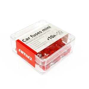 Car blade fuses mini box 50 pcs 10A